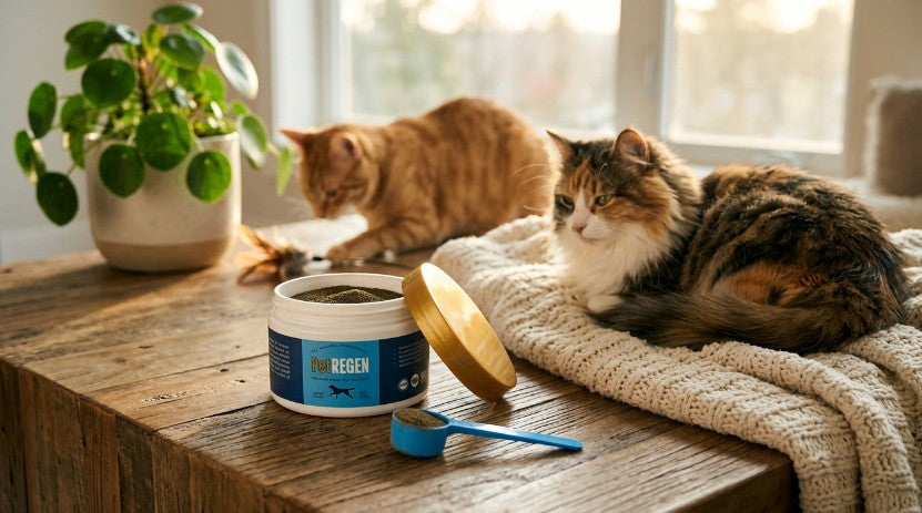 5 Ways PetREGEN Can Support Your Aging Cat’s Mobility & Vitality