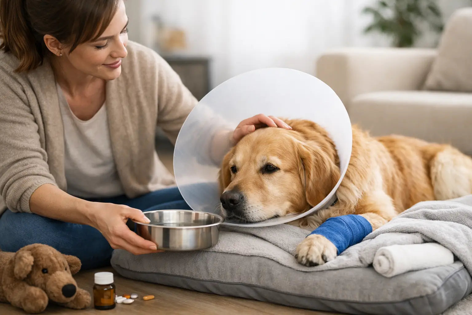 How to Help Dogs Recover After Surgery