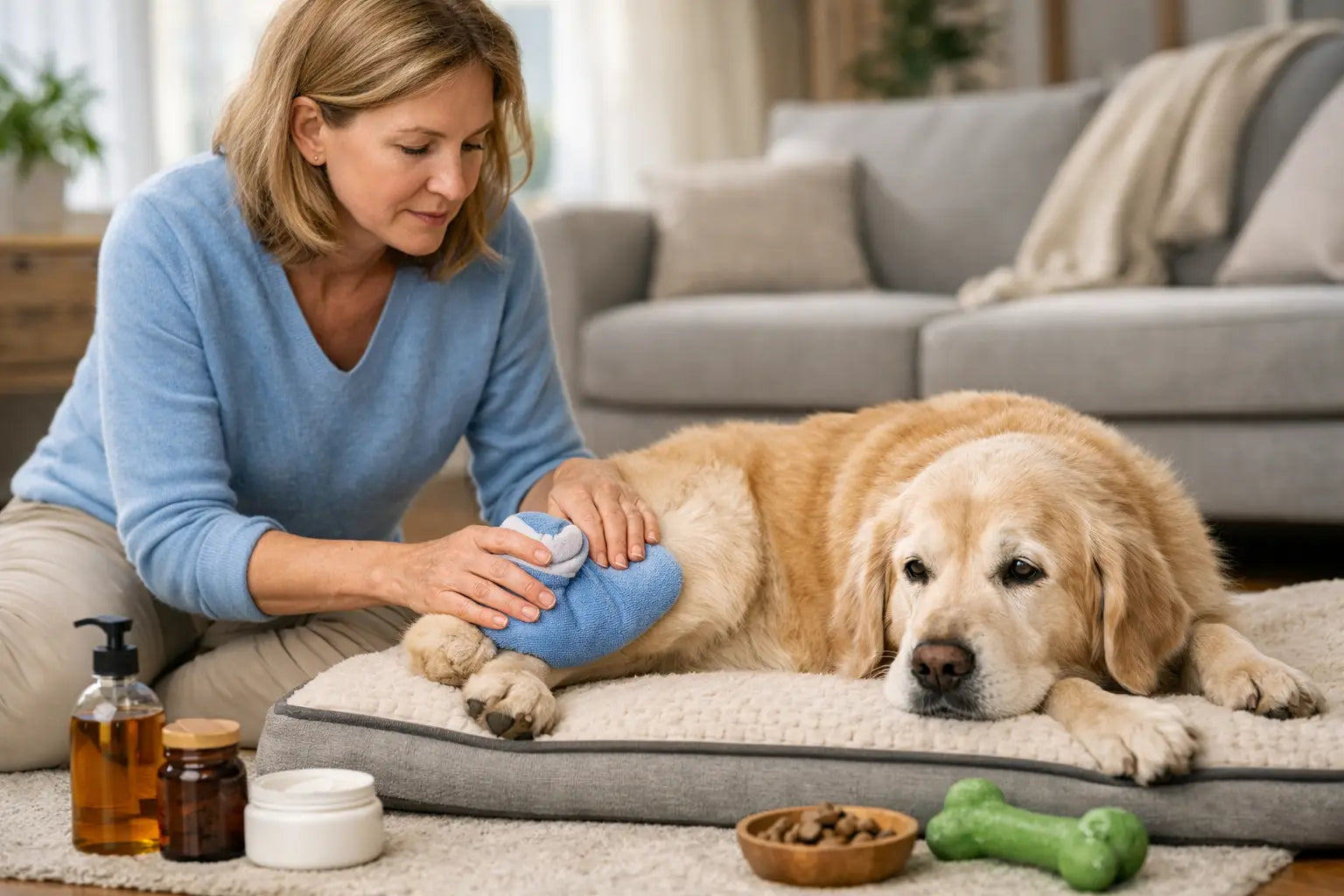 How to Support Dog Joint Stiffness at Home