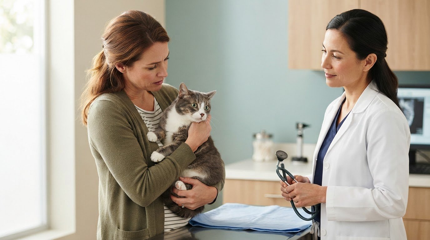 My Cat Cries When I Pick Her Up: Possible Causes and Vet Care