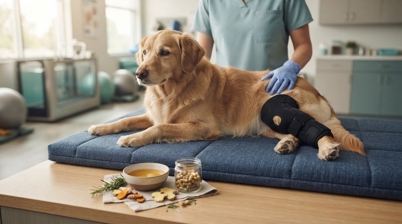 Supplements for Dogs With Cruciate Ligament Injury Recovery