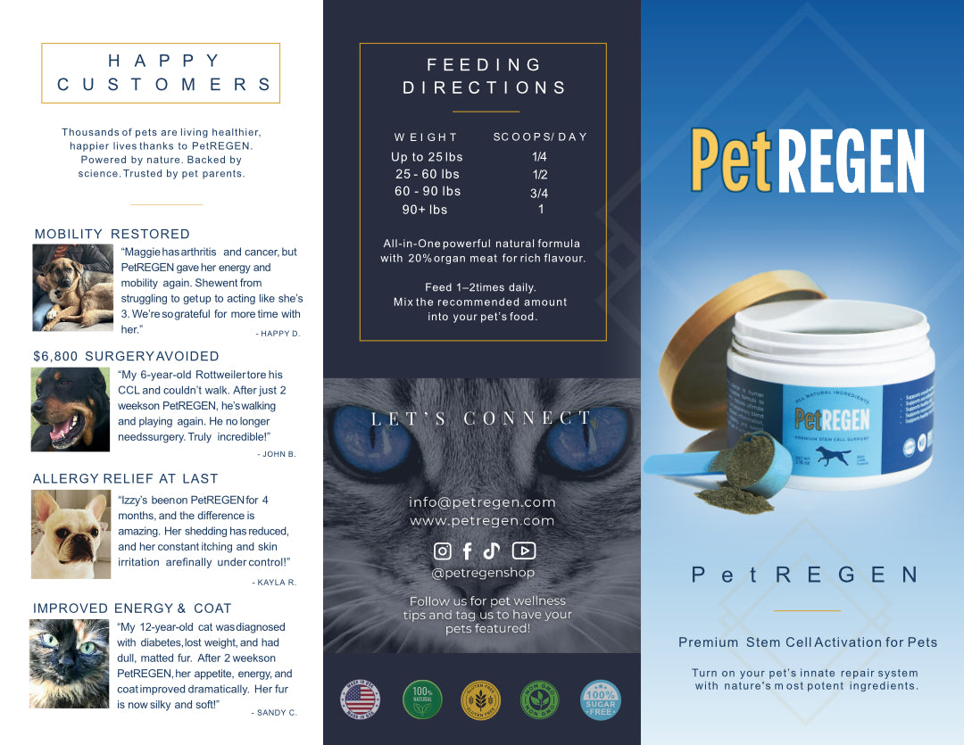 2025 PetREGEN Brochure